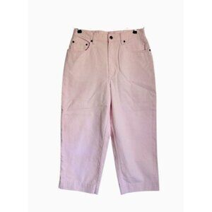 Vintage L.L.Bean Women's High-Rise Cropped Jeans in Pink - Sz 12